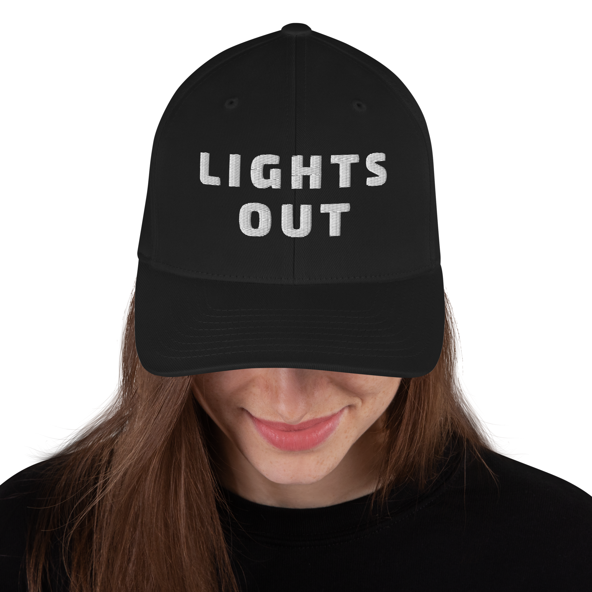 P1 LIGHTS OUT Black Flex Hat