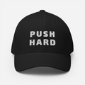 P1 PUSH HARD Black Flex Hat