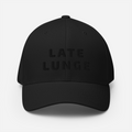 0000 LATE LUNGE Black Flex Hat