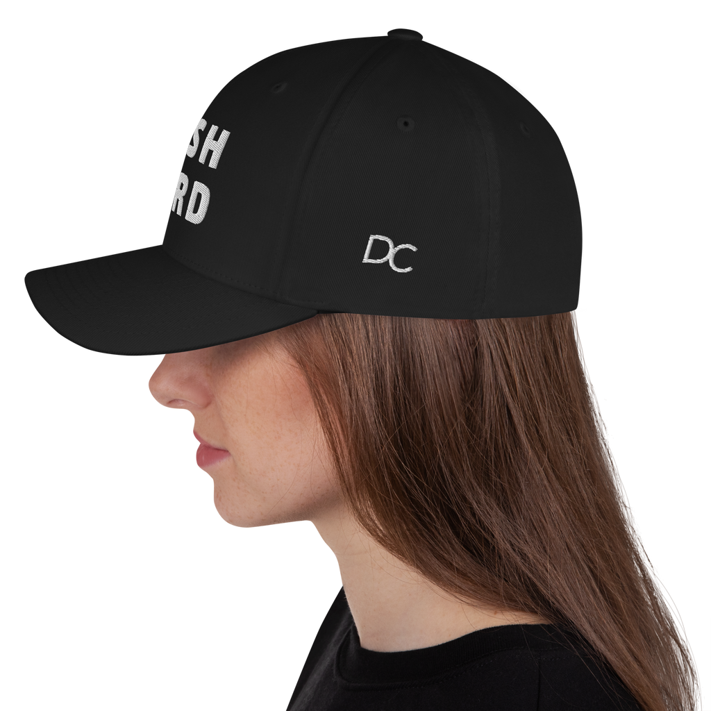 P1 PUSH HARD Black Flex Hat