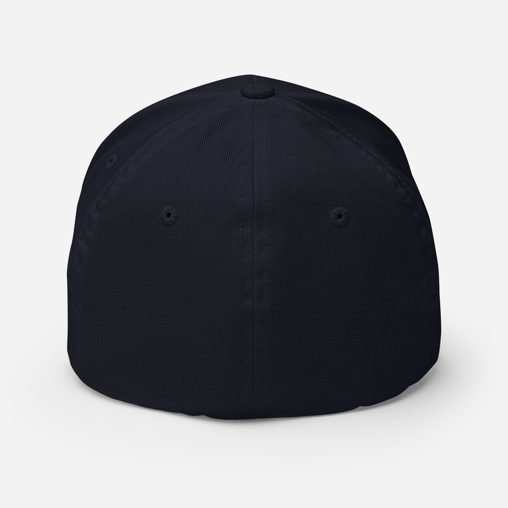 STRTGY OVER CUT Blue Flex Hat