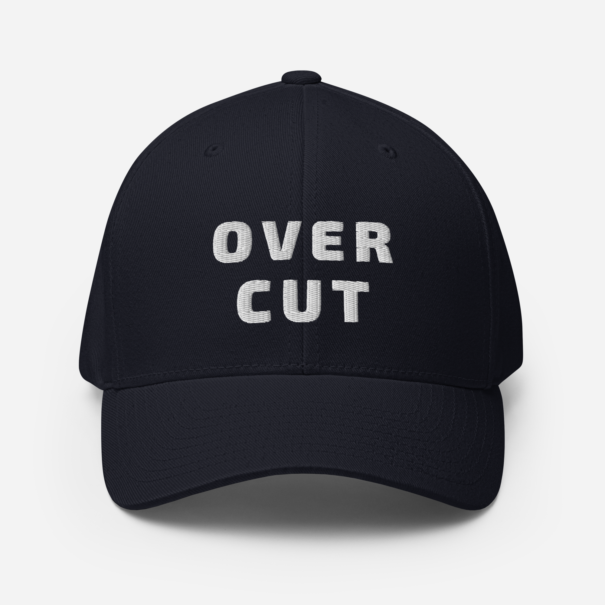 STRTGY OVER CUT Blue Flex Hat