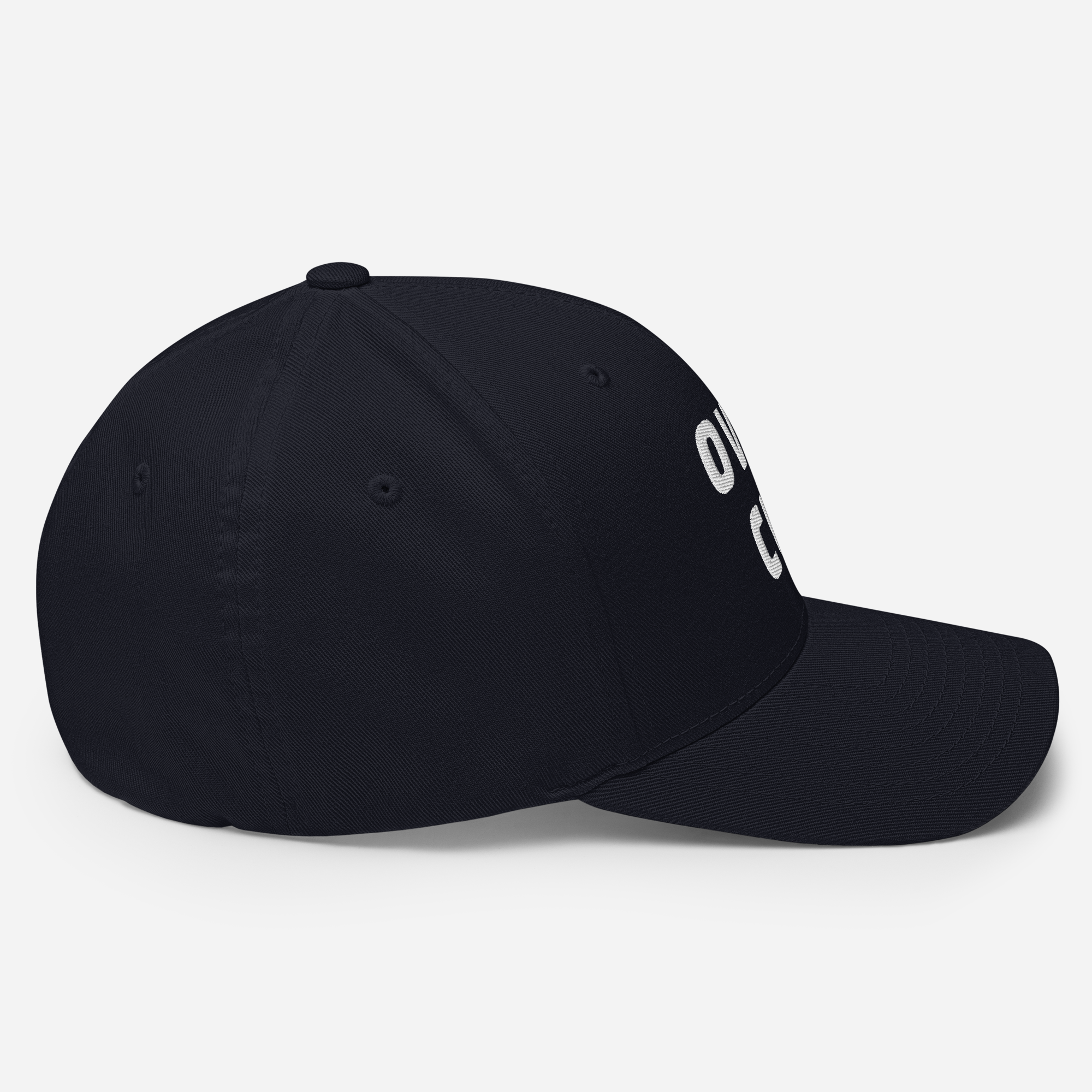 STRTGY OVER CUT Blue Flex Hat