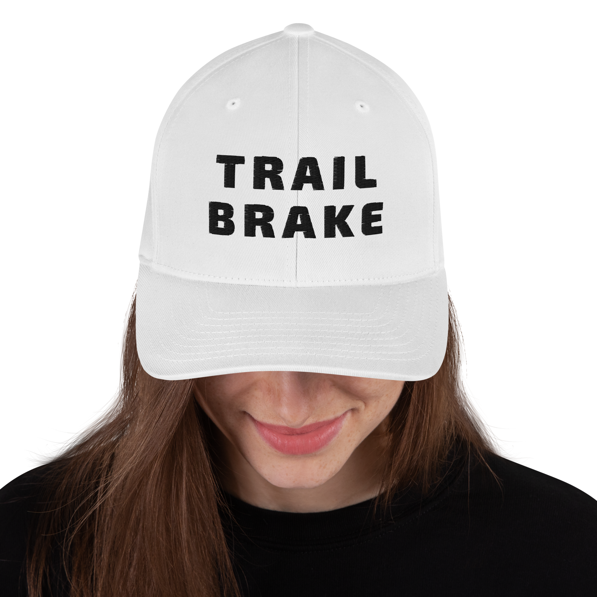 P1 TRAIL BRAKE White Flex Hat