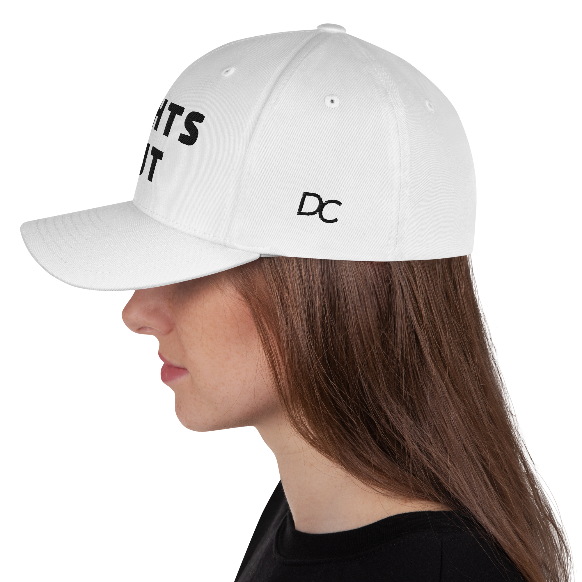 P1 LIGHTS OUT White Flex Hat
