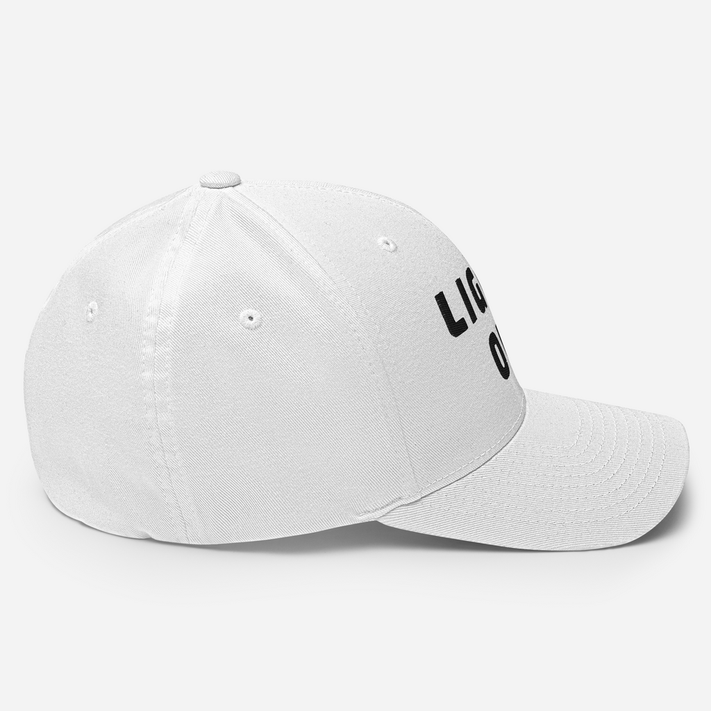 P1 LIGHTS OUT White Flex Hat