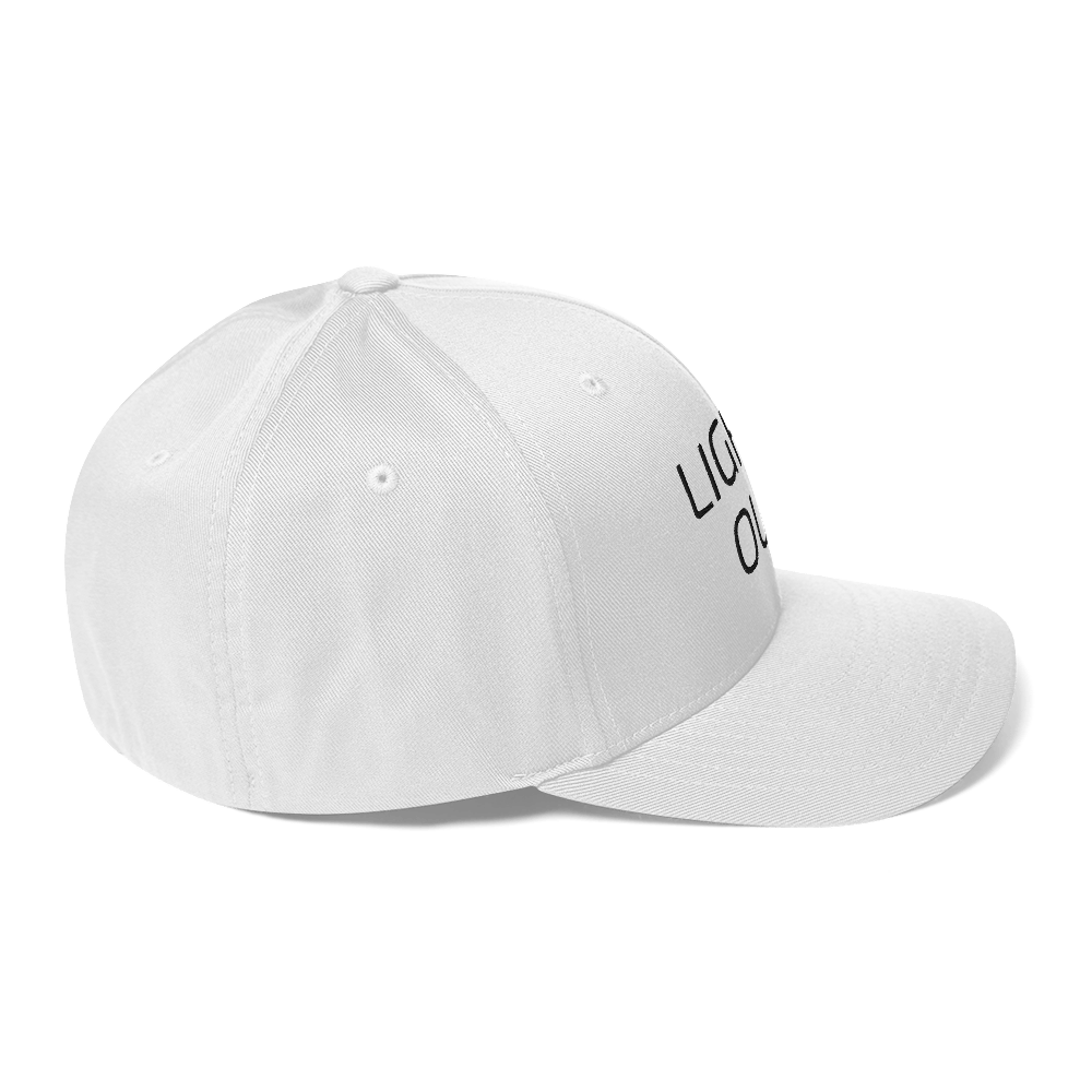 P1 LIGHTS OUT White Flex Hat