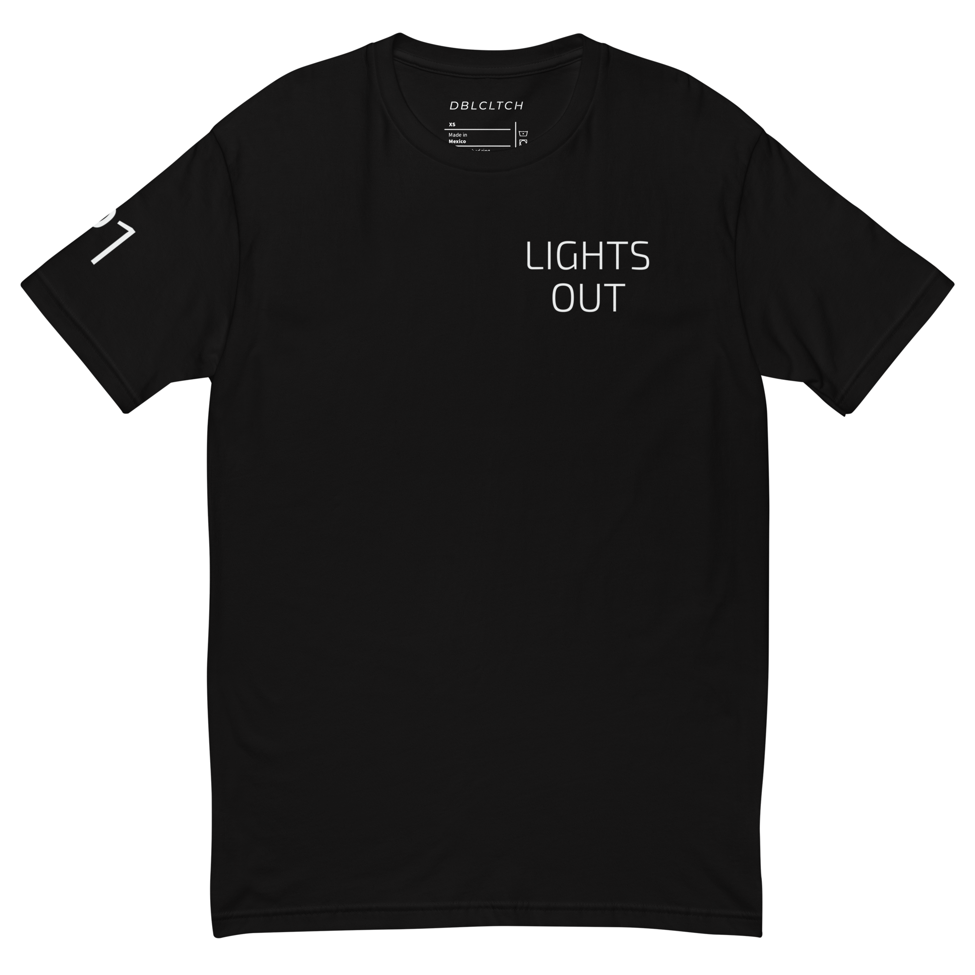 P1 LIGHTS OUT Men's Black T Shirt