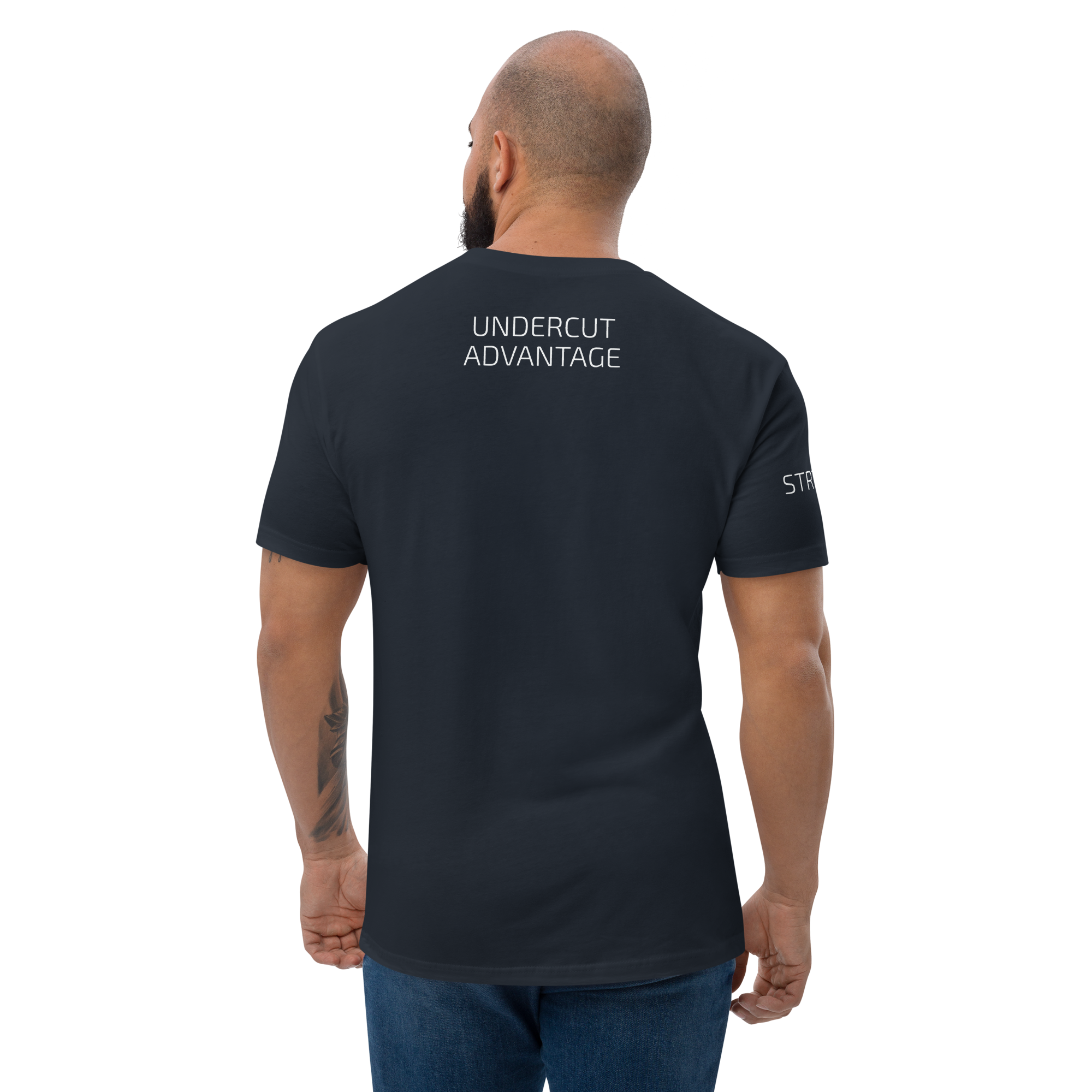 STRTGY UNDERCUT ADVANTAGE Men's Blue T Shirt
