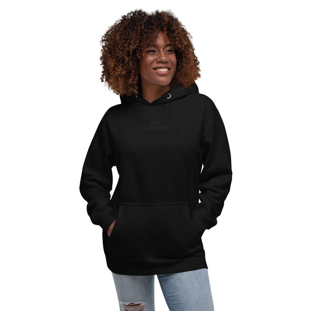 DRKMD ZERO HESITATION Unisex Black Hoodie