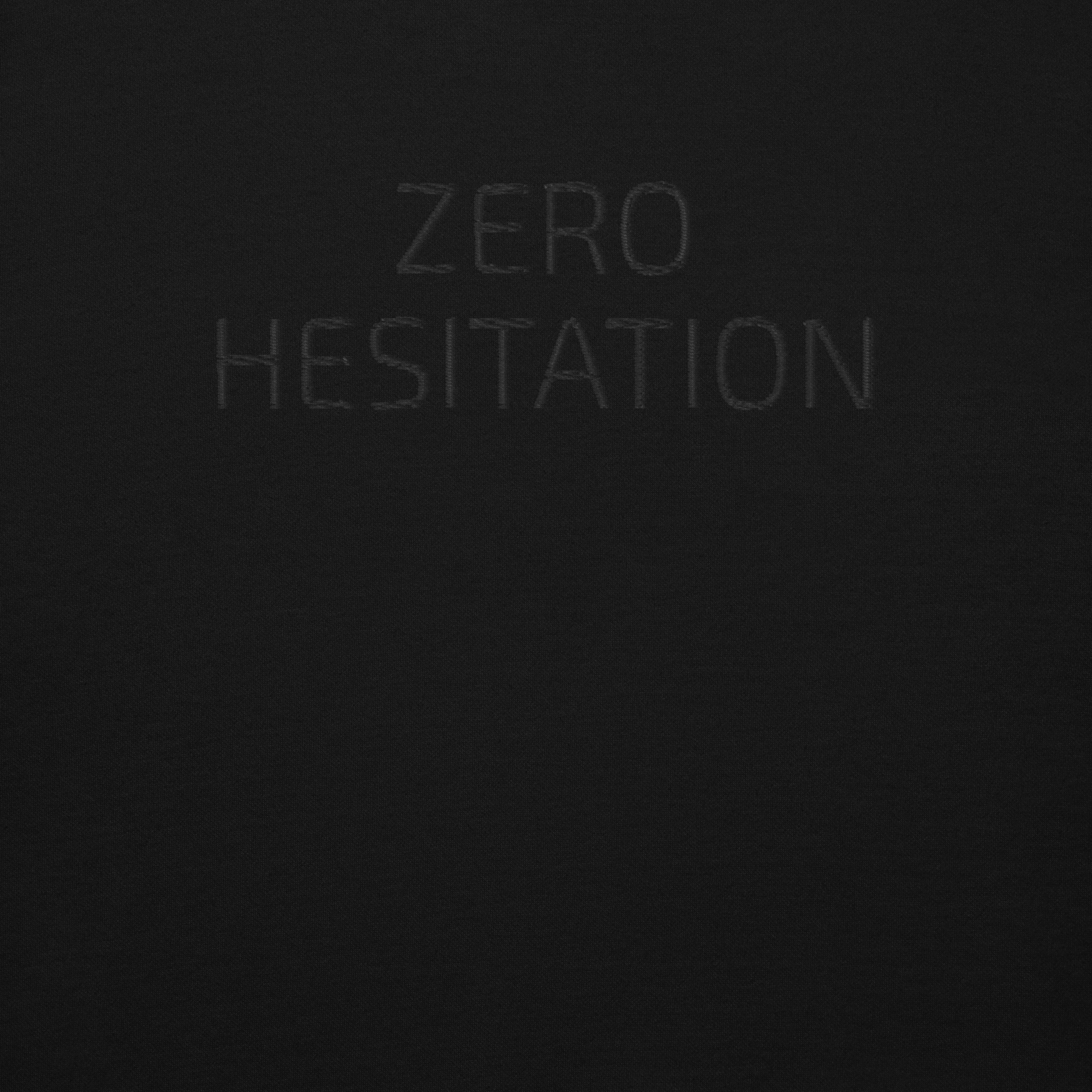 DRKMD ZERO HESITATION Unisex Black Hoodie