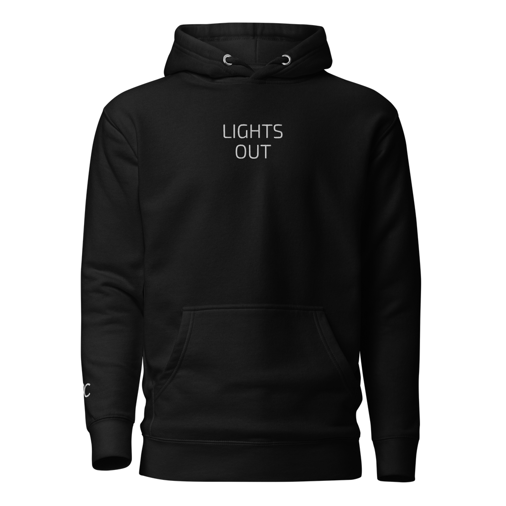 P1 LIGHTS OUT Unisex Black Hoodie