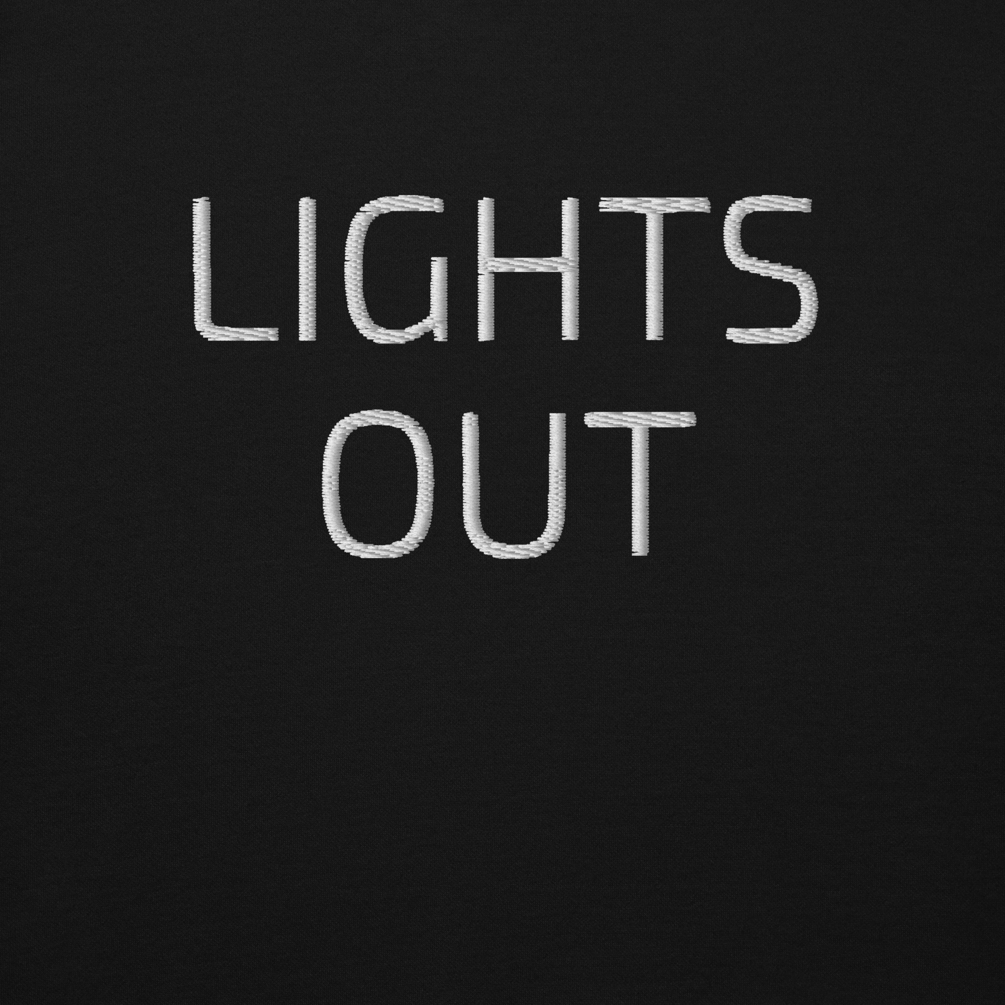 P1 LIGHTS OUT Unisex Black Hoodie