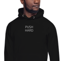 P1 PUSH HARD Unisex Black Hoodie