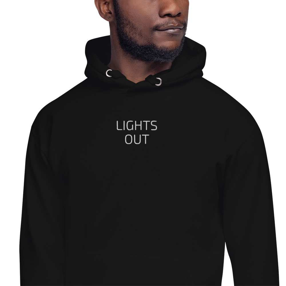P1 LIGHTS OUT Unisex Black Hoodie