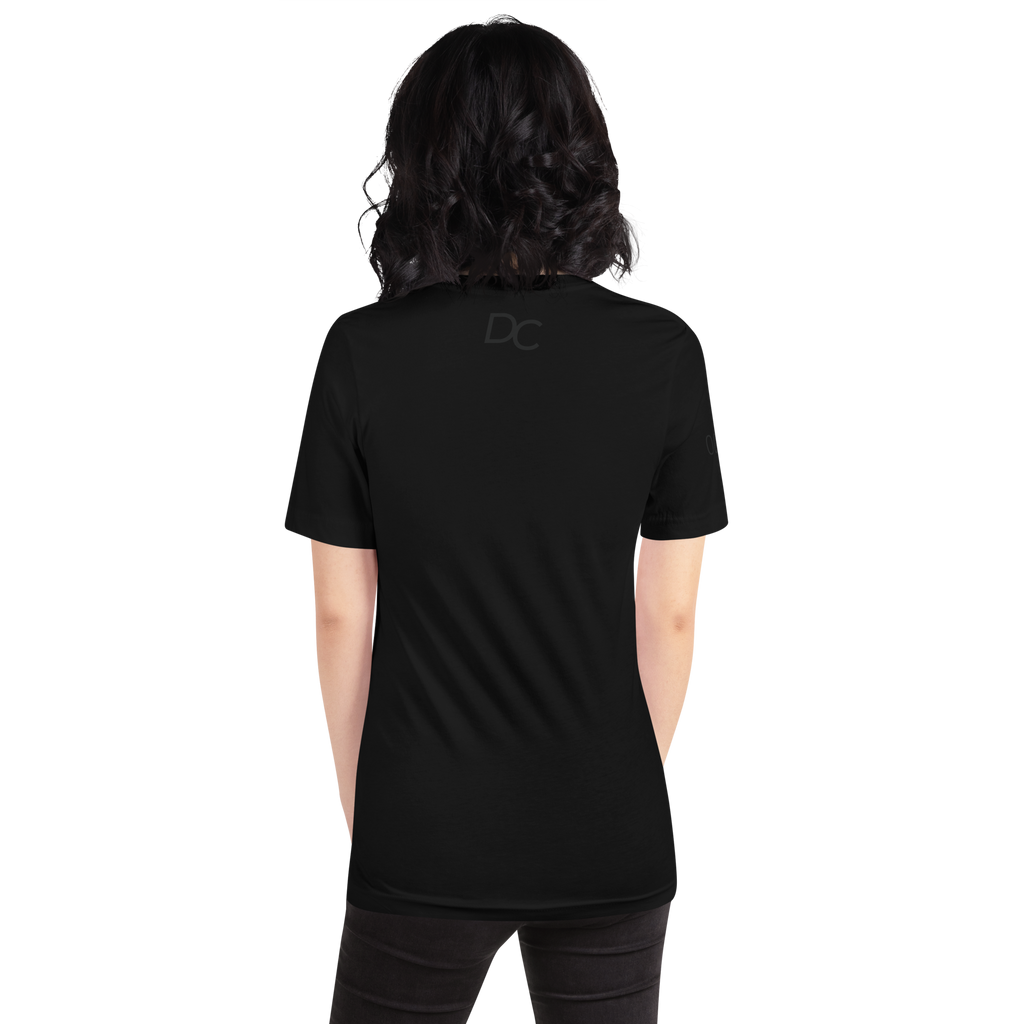 0000 LATE LUNGE Unisex Black T Shirt
