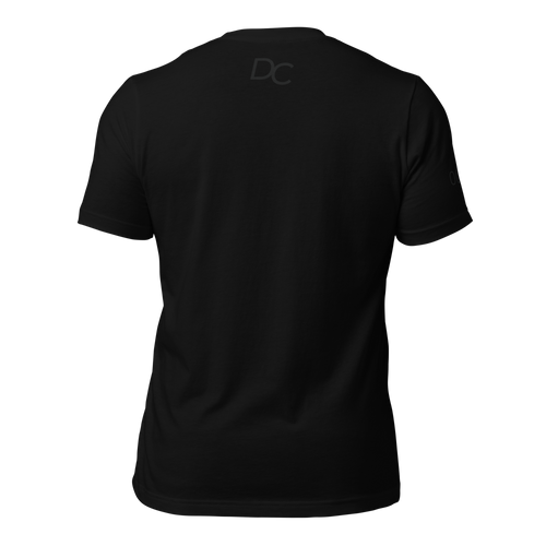 0000 LATE LUNGE Unisex Black T Shirt