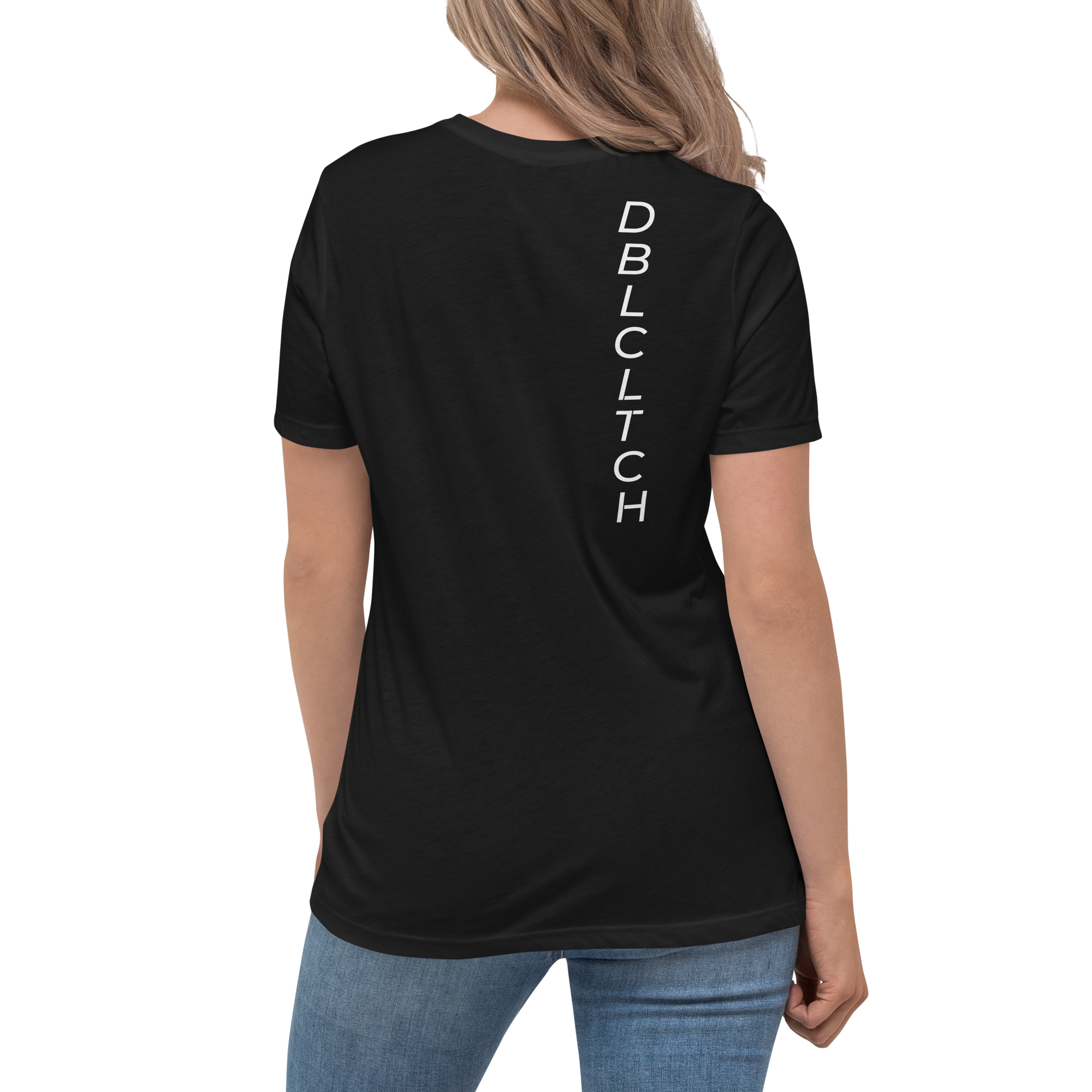 P1 PUSH HARD Women's Black T Shirt