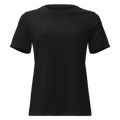 0000 LATE LUNGE Women's Black T Shirt