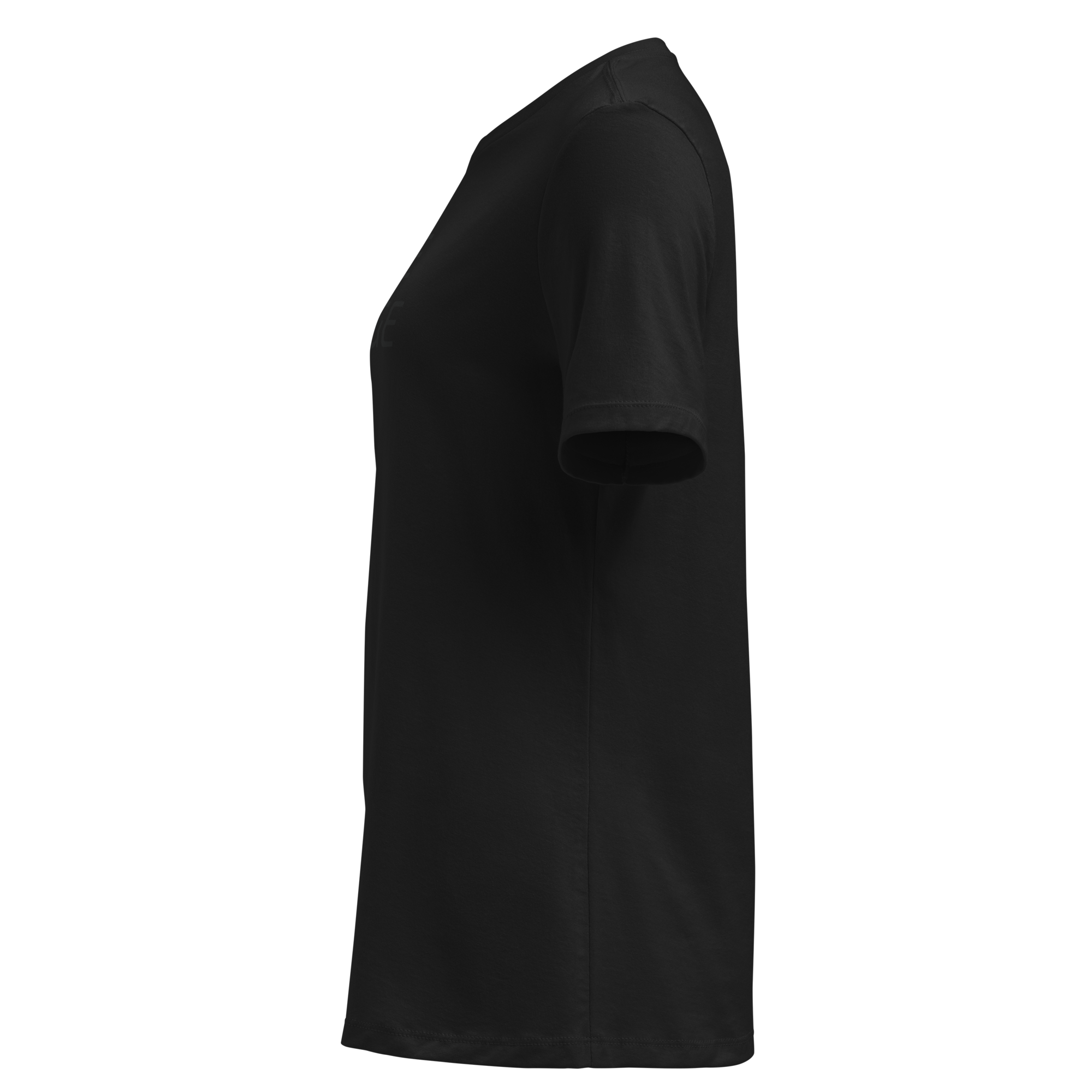 0000 LATE LUNGE Women's Black T Shirt